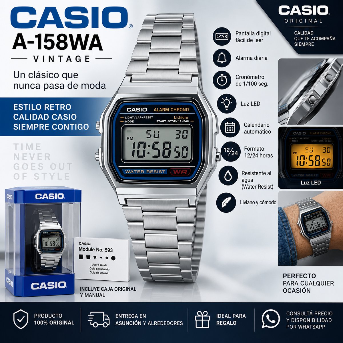 CASIO A+158WA - 5