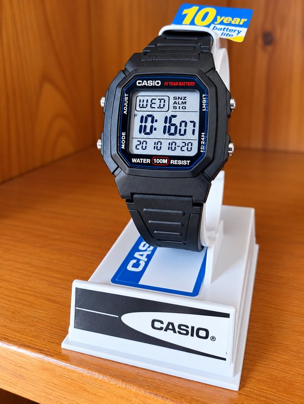 RELOJ CASIO W-800-1AV
