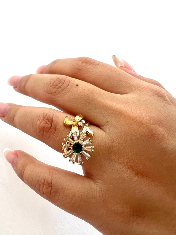 Anillo giratorio de girasol