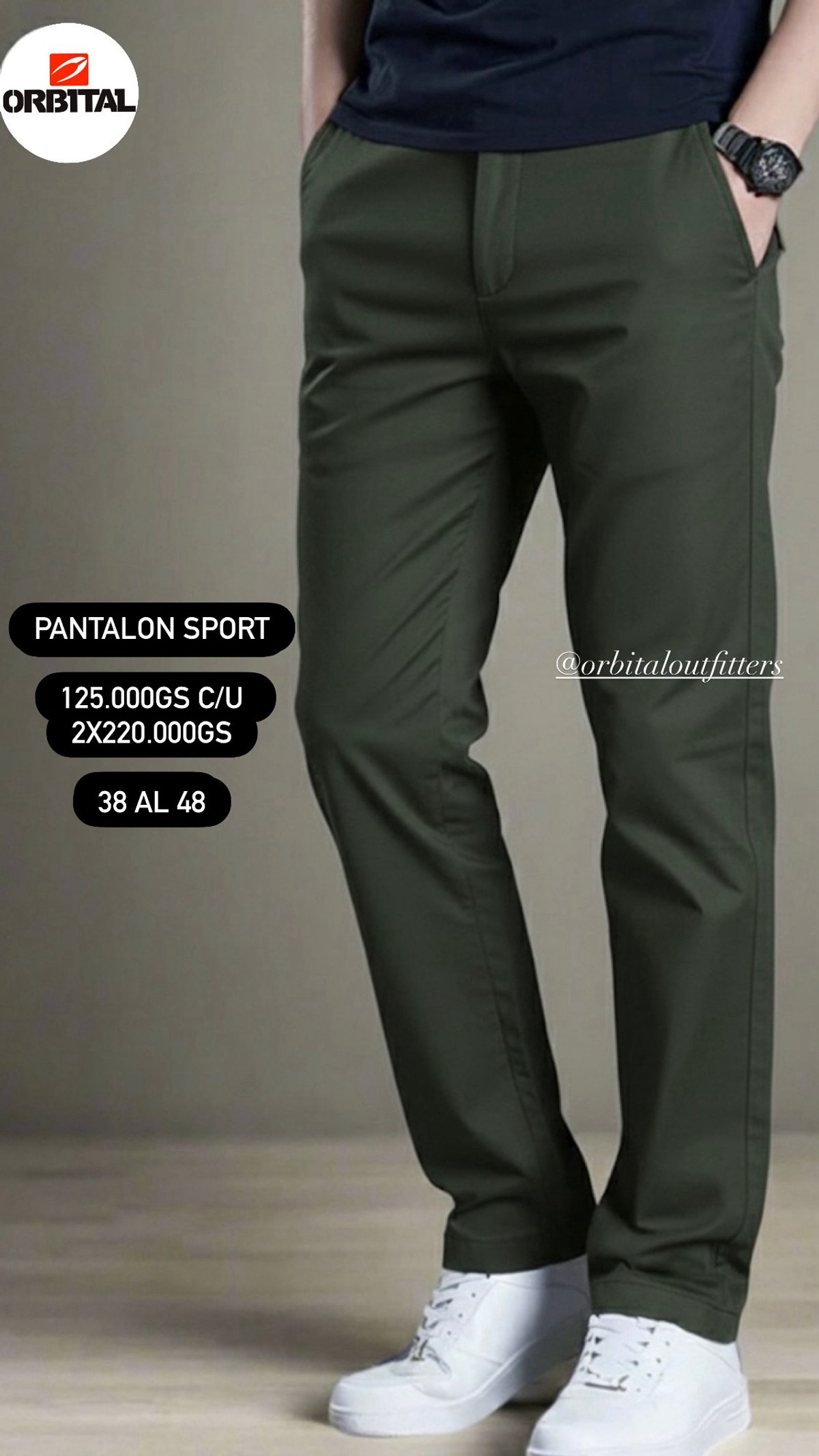 Pantalón sport casual 