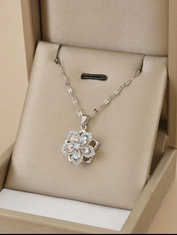 Collar flor giratorio 