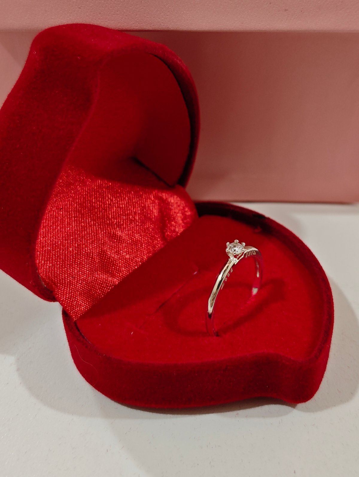 Anillo de compromiso PLATA 925 - 2