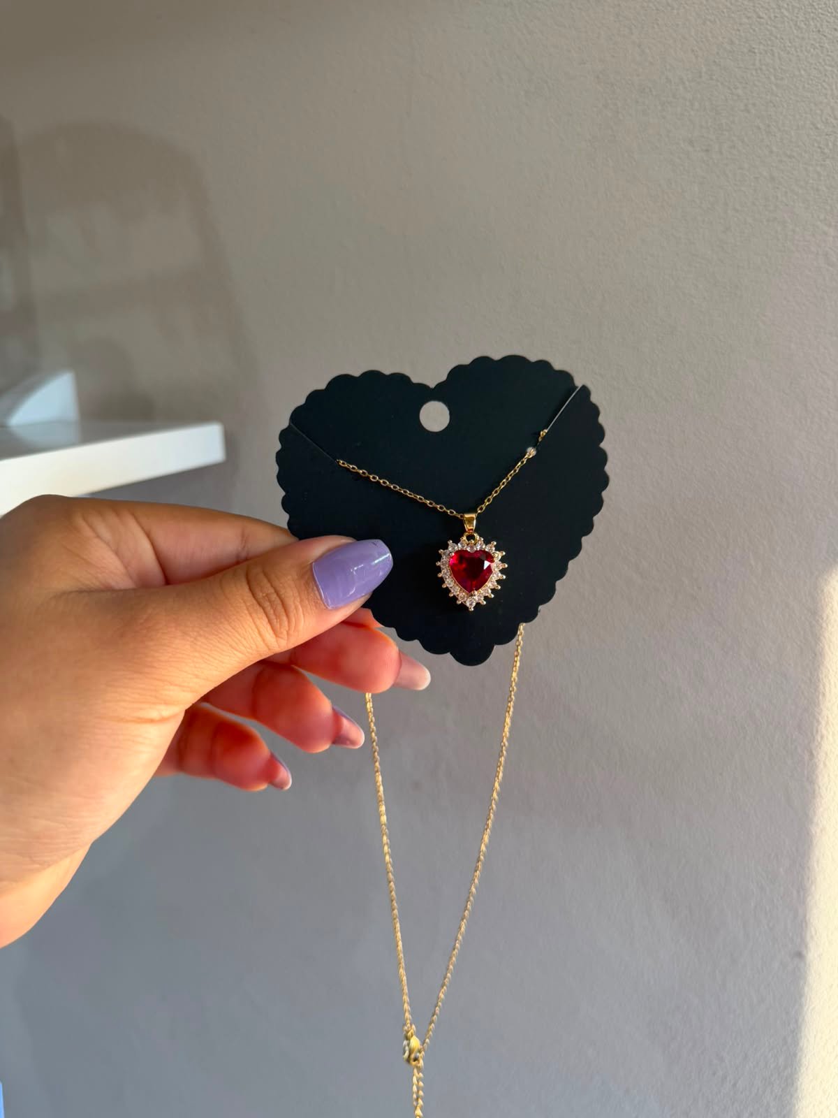 Collar Corazón de Rubí - 2