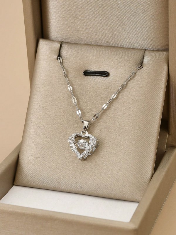 Collar corazón eterno 