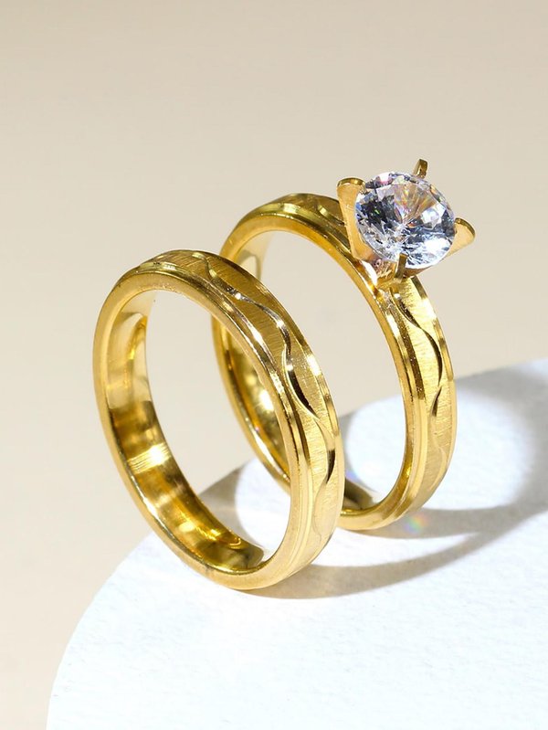 Anillo alianza con diseño