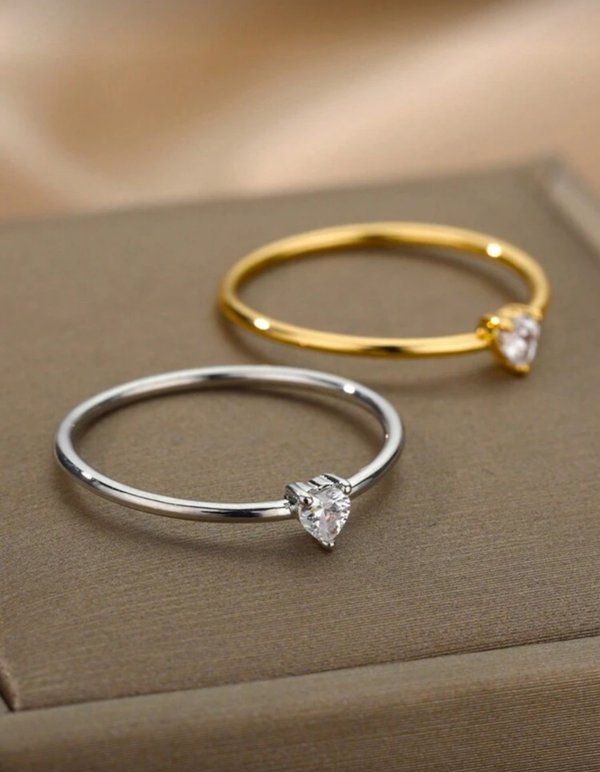Anillo mini corazón 