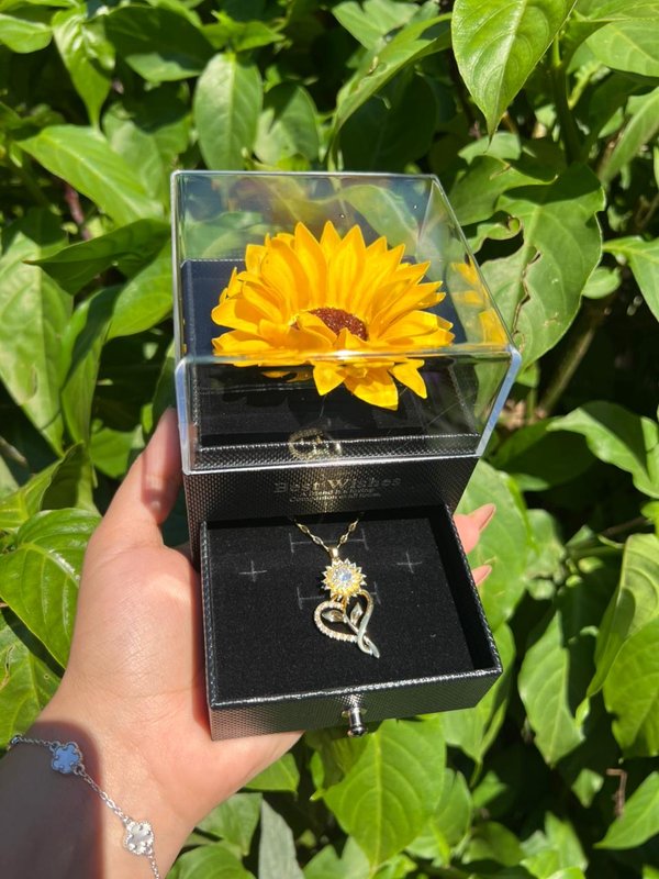 Girasol corazón anti estrés 