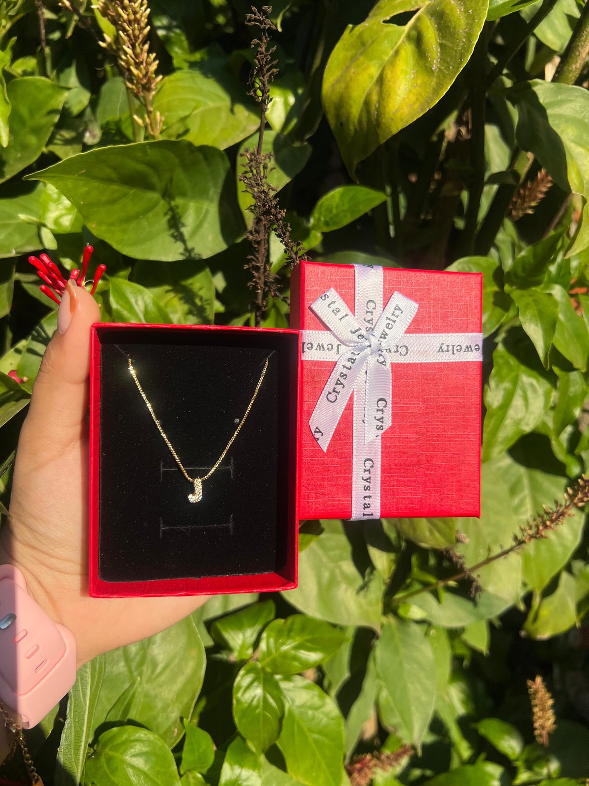 Collares con iniciales 