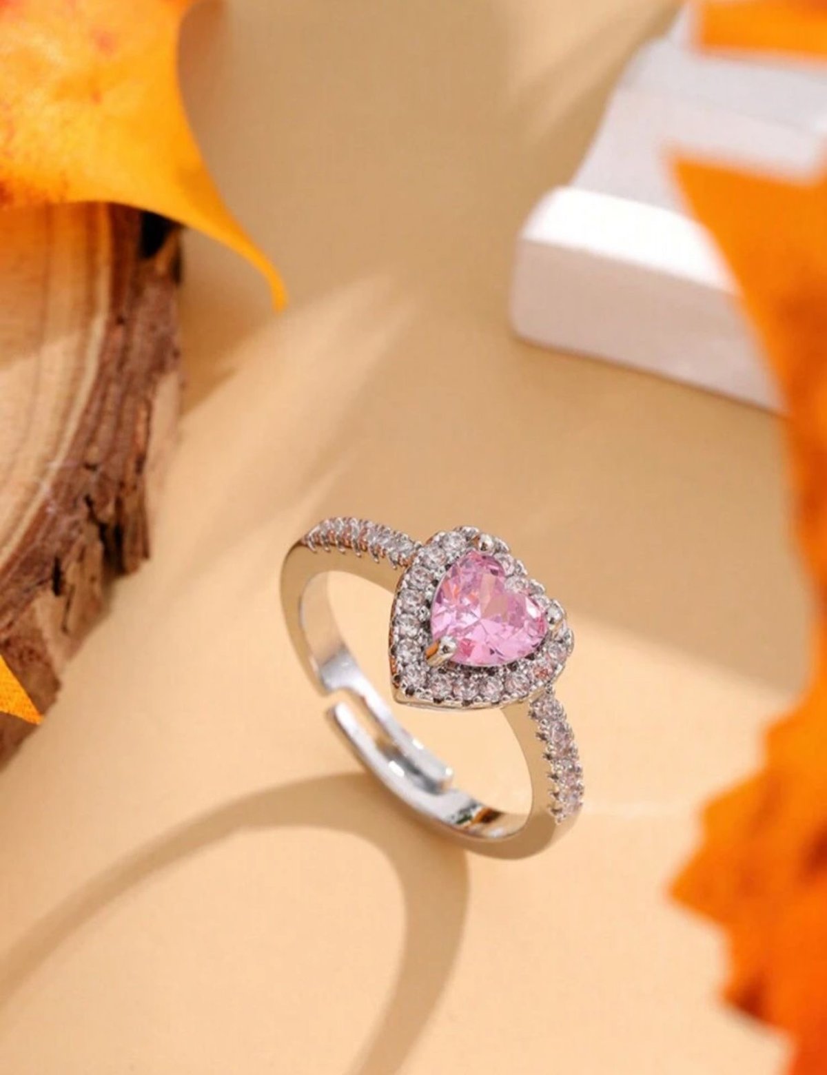 Anillo Diamante Rosa