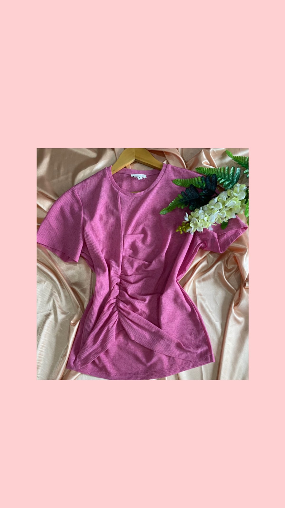 🌸Blusa fruncida en el frente🌸