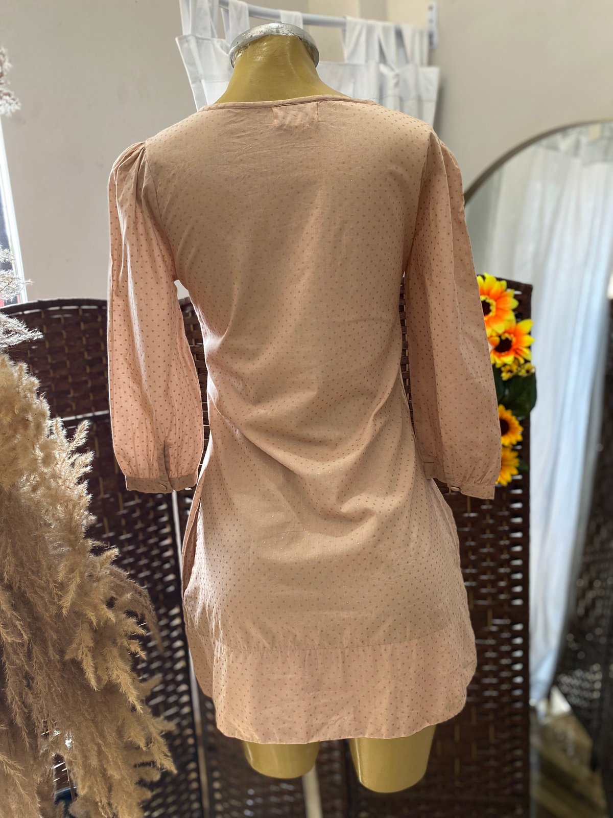 Vestido detalle moño 