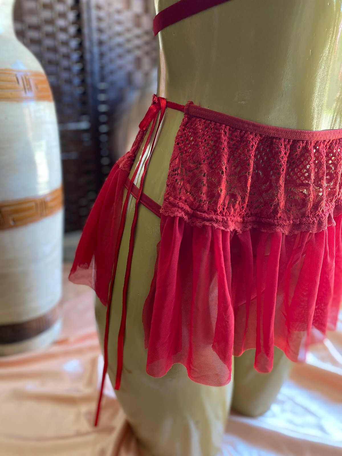 ❤️‍🔥Conjunto de lencería 3 piezas❤️‍🔥