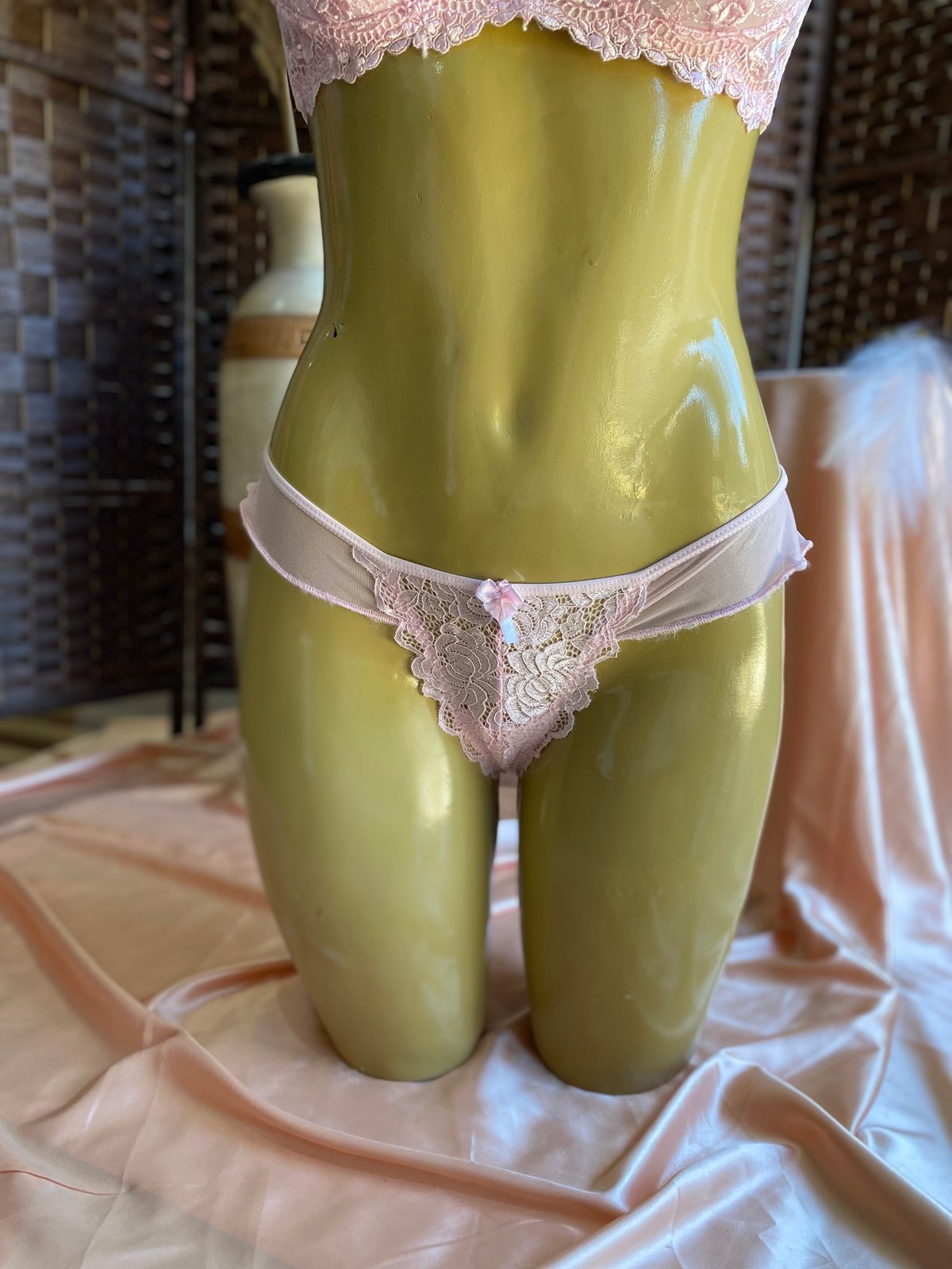 ✨Conjunto de lencería+ bata Satinada✨ - 7