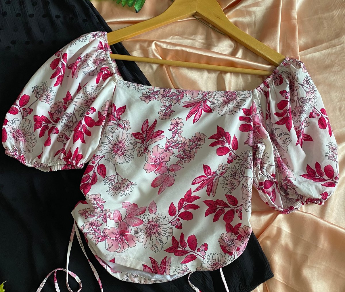 Top con manga abullanada  - 2
