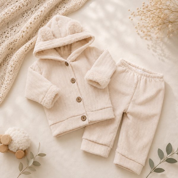Conjunto Abrigo Teddy Premium – 2 Piezas 