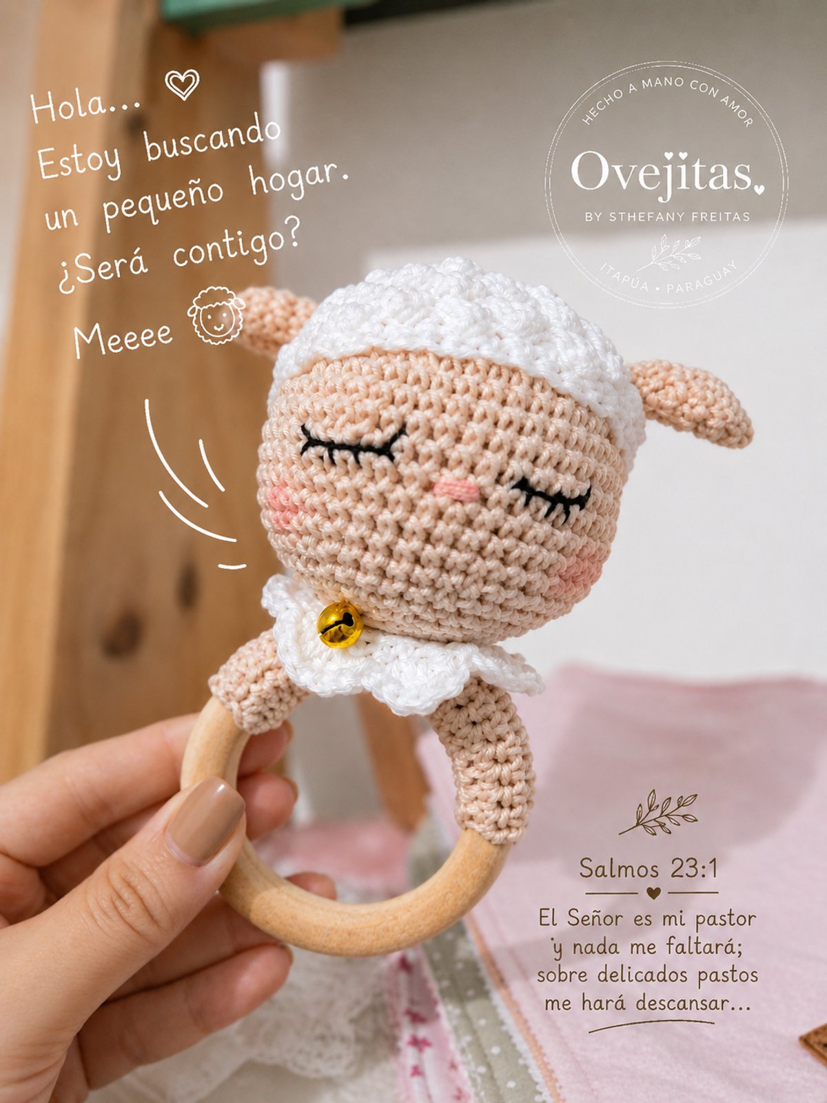 Juguete afectivo amigurumi artesanal Mod. 2