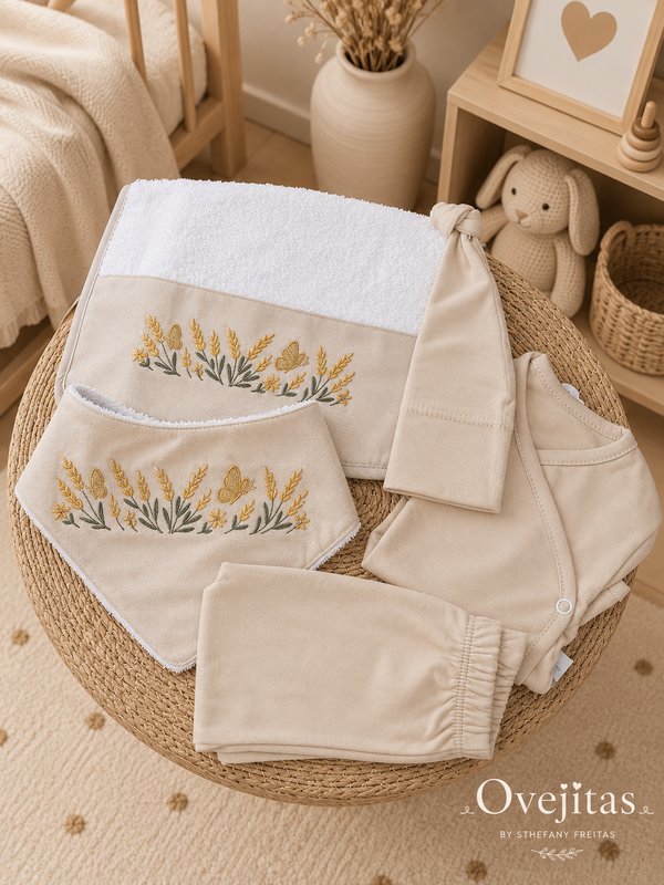 Set Nacimiento Esencial Premium Beige