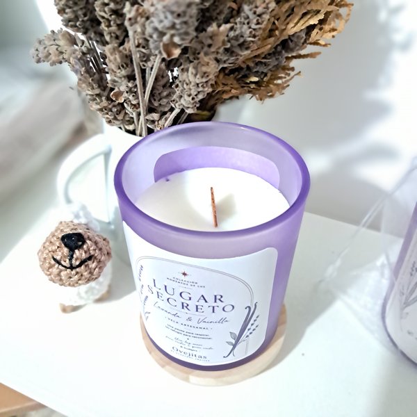 Vela Aromática y ecológica Lavanda&Vainilla 130g