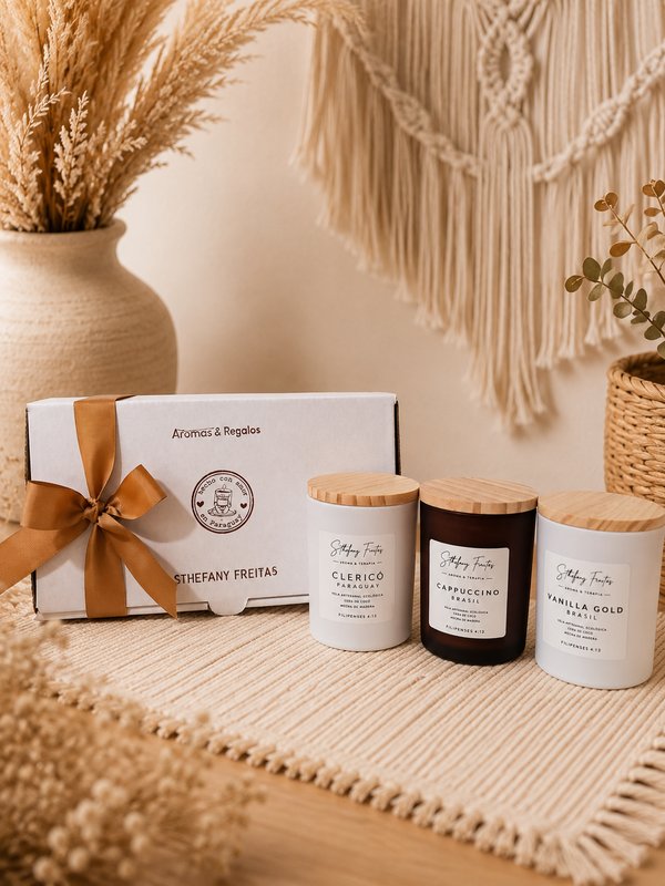 BOX Aromático 3 Velas