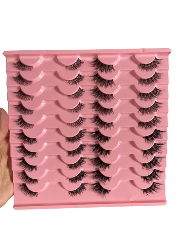 Pestañas 20 pares Cat eye