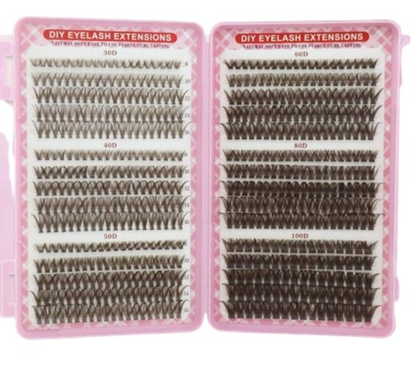Librito 600 extensiones marrones