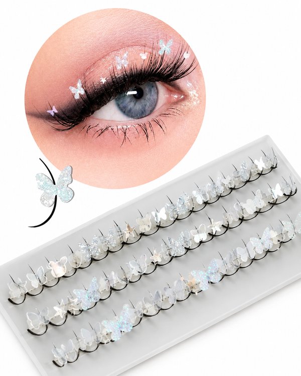 Extensiones con mariposas