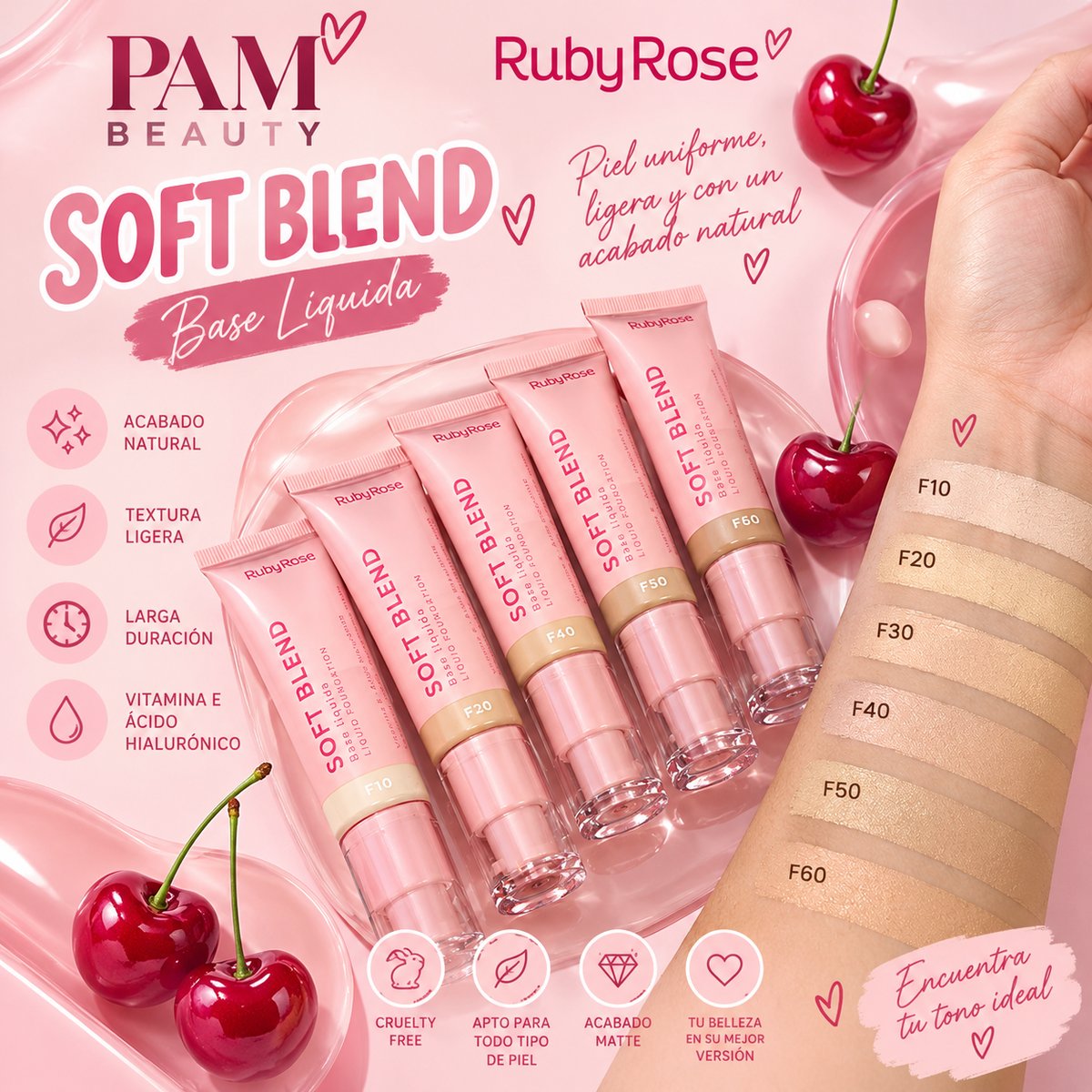 Base Soft Blend Ruby Rosé - 2