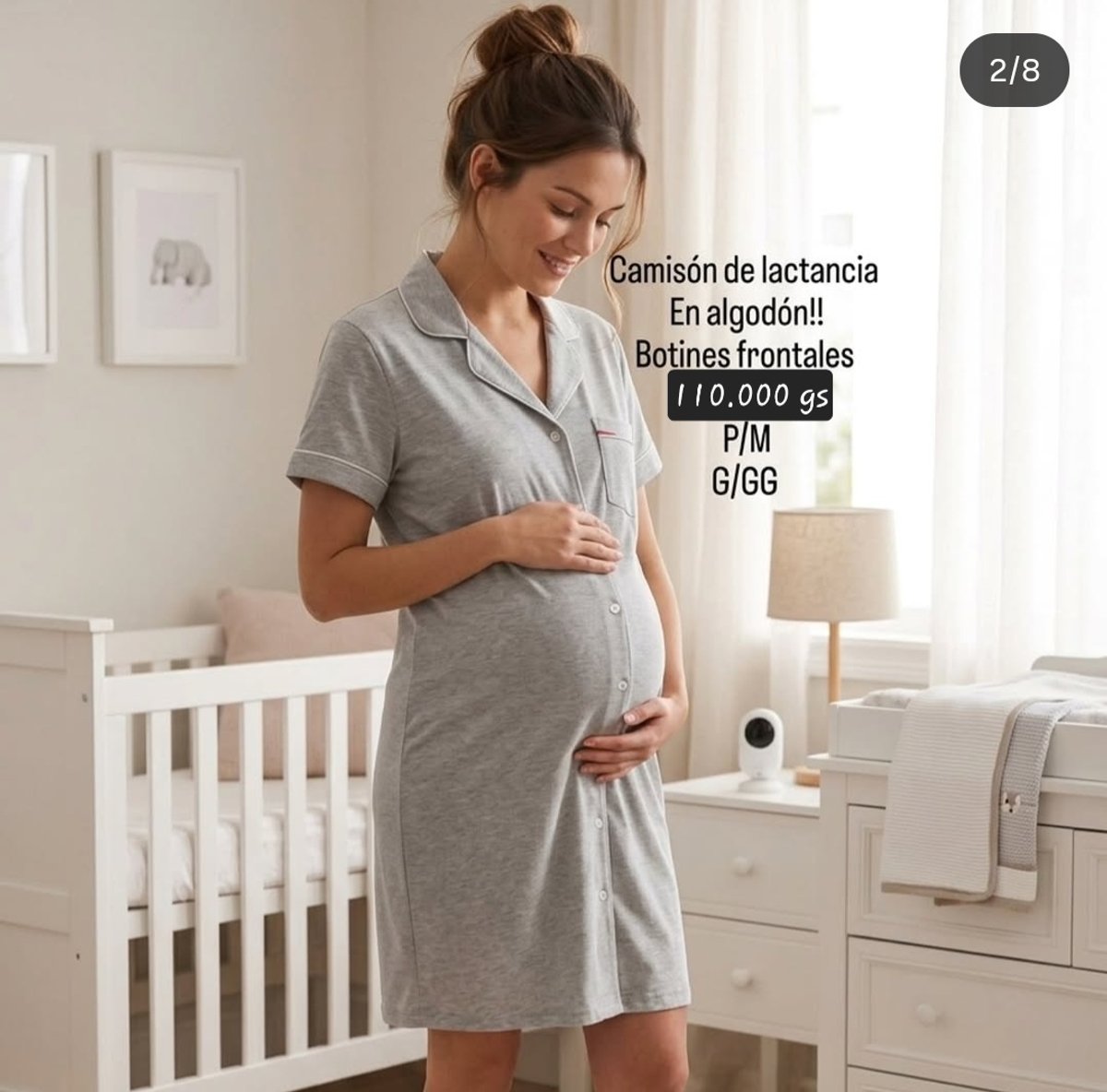 Pijama de lactancia. Este producto delivery gratis. - 4