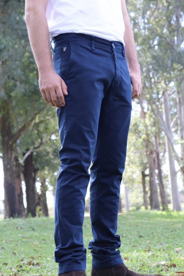 Pantalón Sarga Premium - 15400 - Color Azul Marino