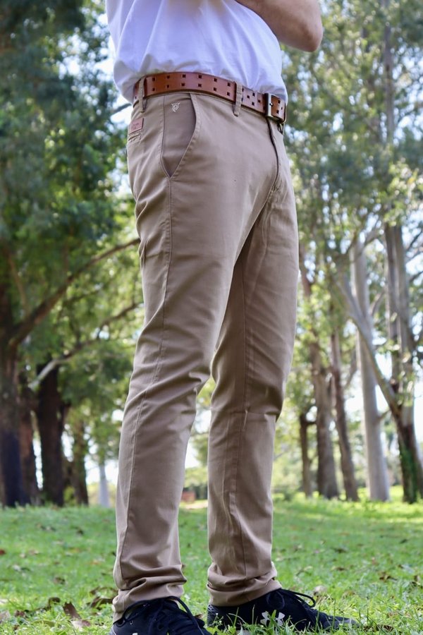 Pantalón Sarga Premium - 15400 - Color Café con Leche