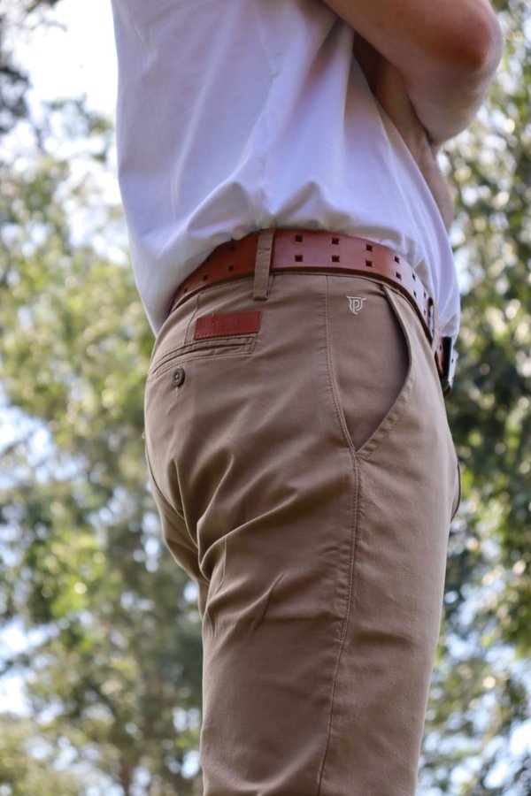 Pantalón Sarga Premium - 15400 - Color Café con Leche