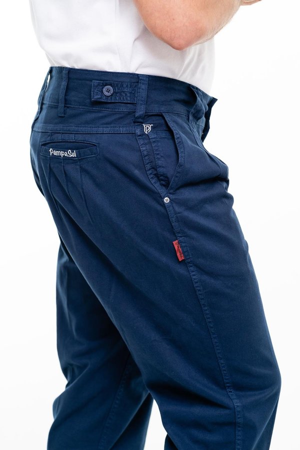 Bombacha de Campo Masculina, Lisa - 25708 - Color Azul Marino