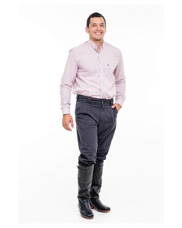 Bombacha Masculina Montaria com Elastano - Cor Grafite