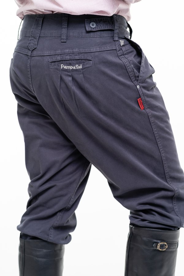 Bombacha de Campo Masculina, Lisa - 25708 - Color Grafito