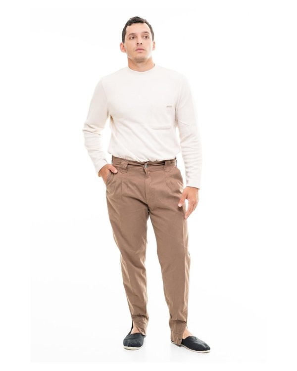 Bombacha de Campo Masculina, Lisa - 25708 - Color Marrón Oscuro