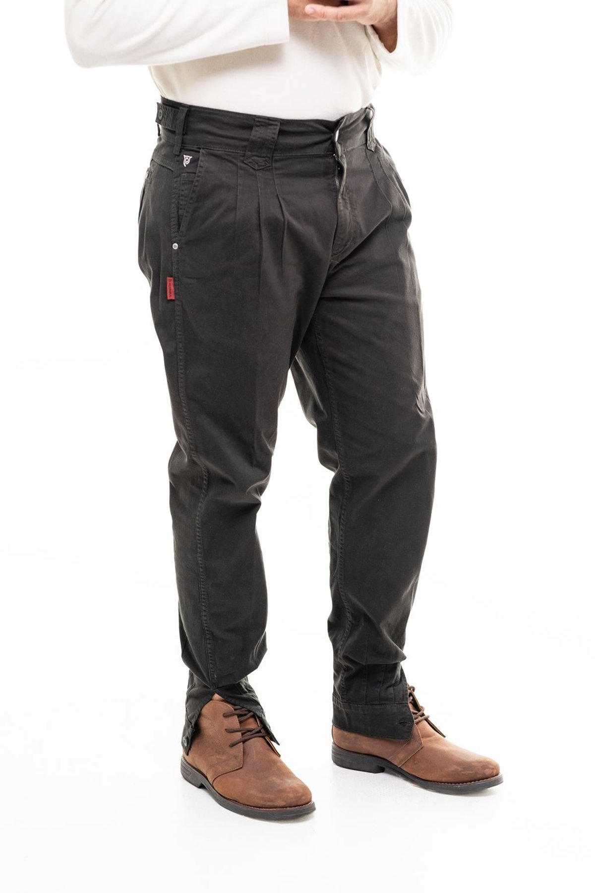 Bombacha de Campo Masculina, Lisa - 25708 - Color Verde Musgo - 2