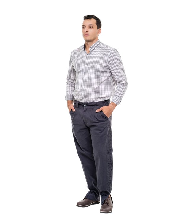 Bombacha de Campo Masculina, con Panal - 25709 - Color Grafito