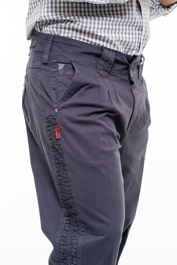 Bombacha Masculina Montaria com Elastano e Favos - Cor Grafite