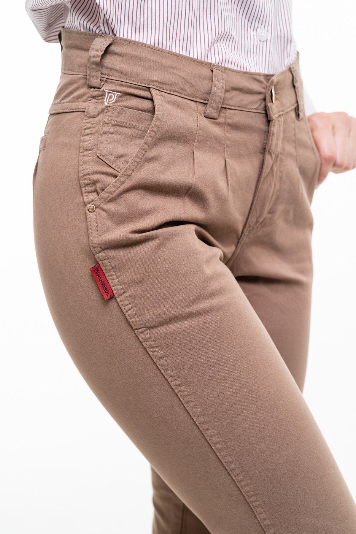 Bombacha de Campo Femenina Lisa - 25711 - Color Marrón Oscuro - 3
