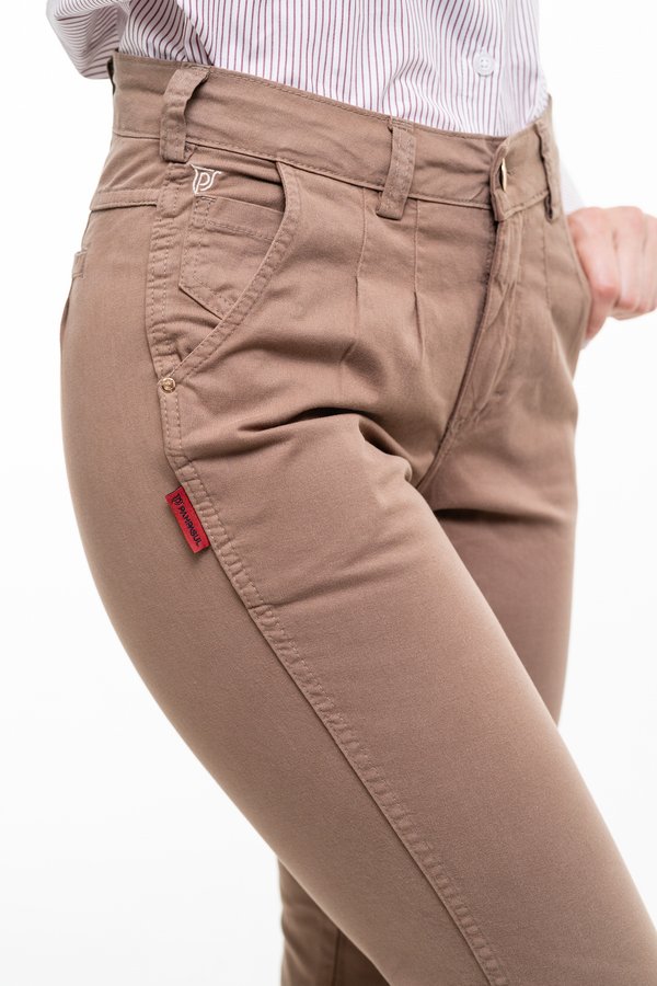 Bombacha de Campo Femenina Lisa - 25711 - Color Marrón Oscuro