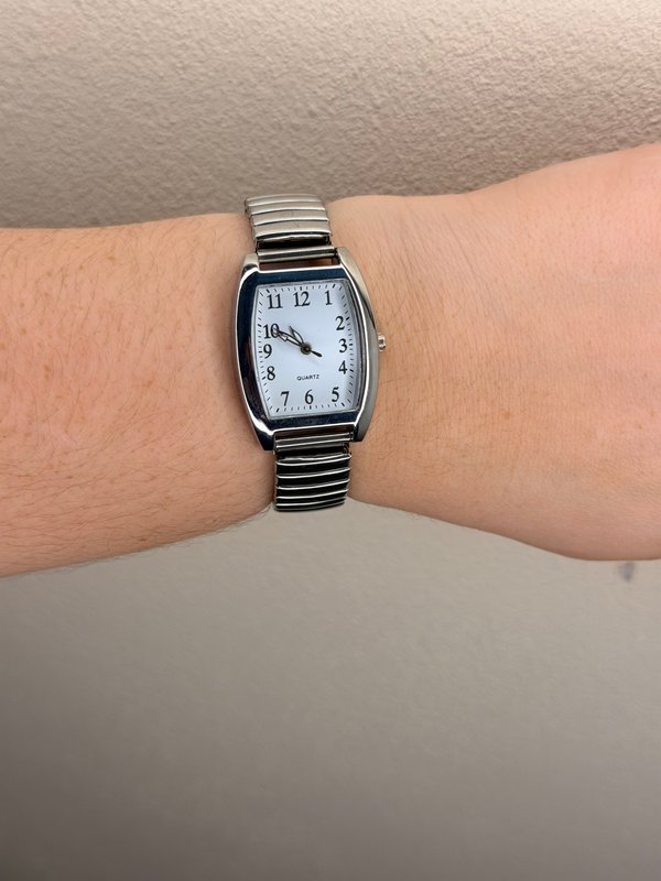 Reloj Plata Rec Elástico