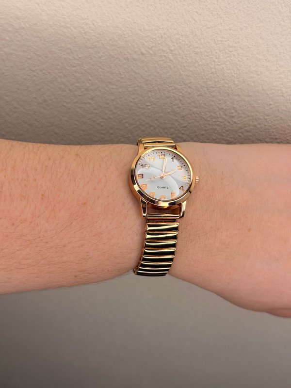 Reloj Rosegold Red Elástico  