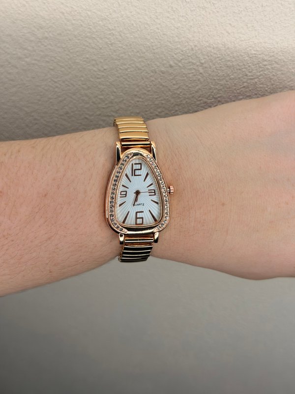 Reloj Rose Gold Gota elástico  