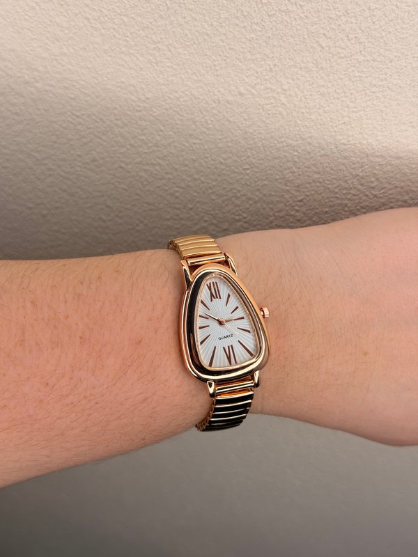 Reloj Rose Gold Gota elástico  