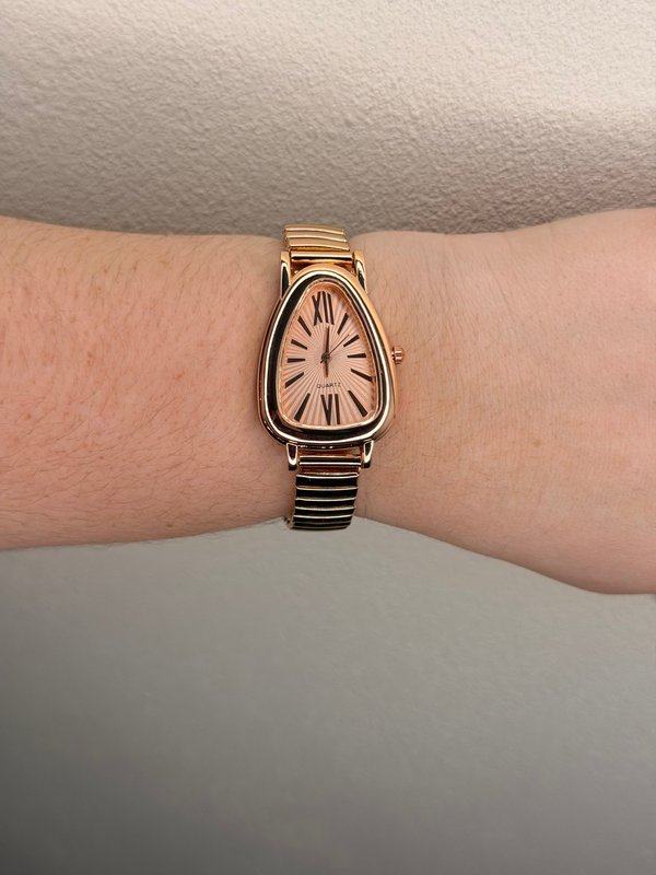 Reloj Rose Gold Gota elástico  