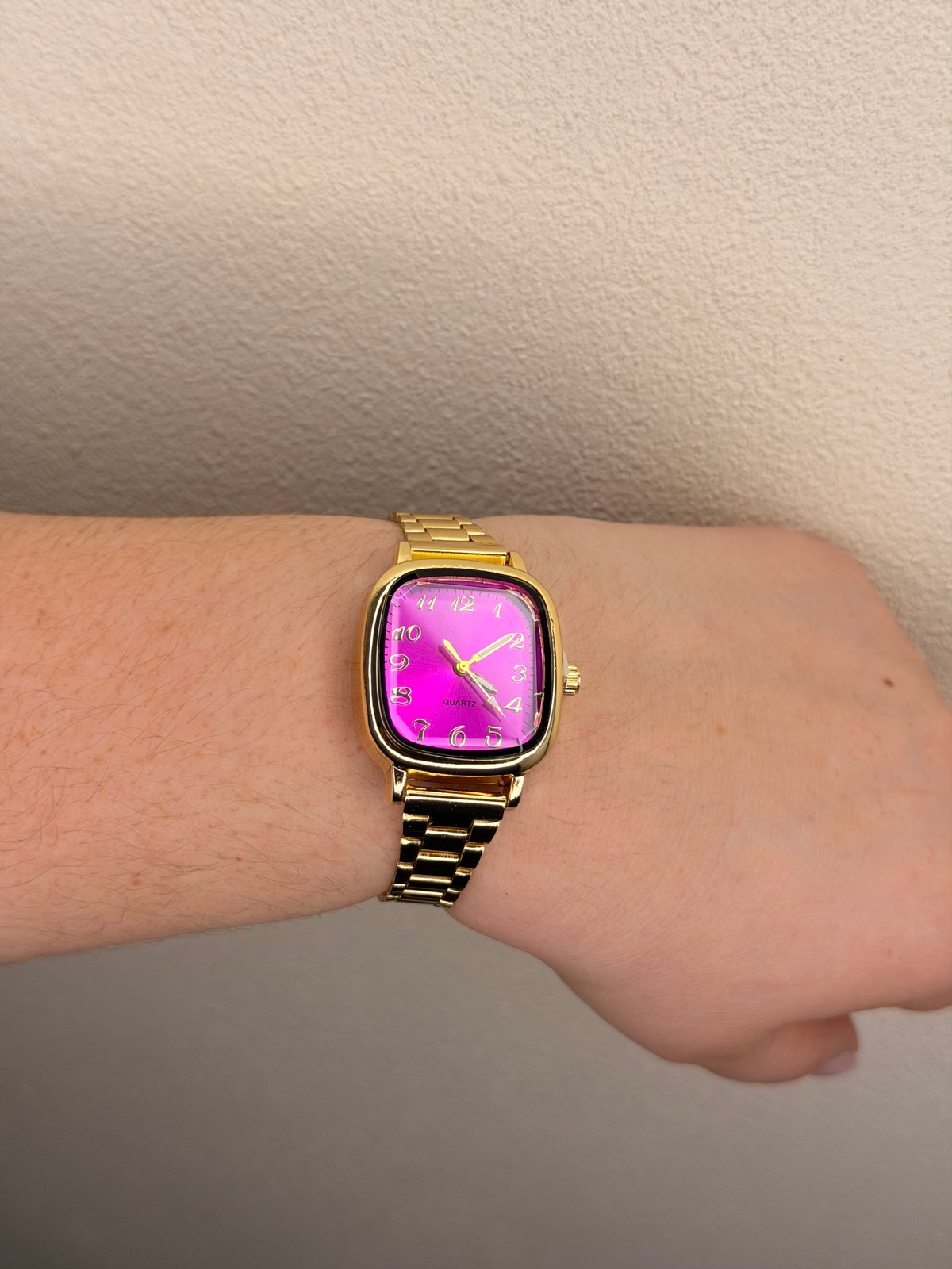 Reloj dorado ajustable rec - 5