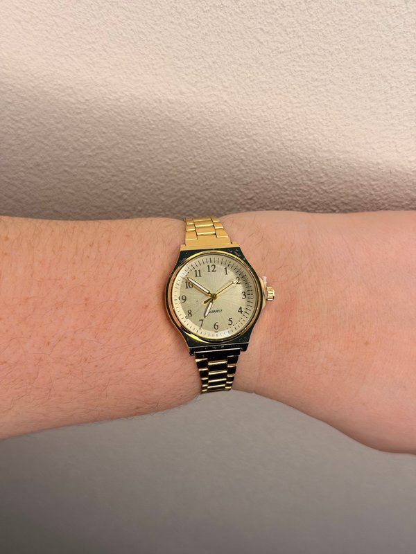 Reloj dorado ajustable red