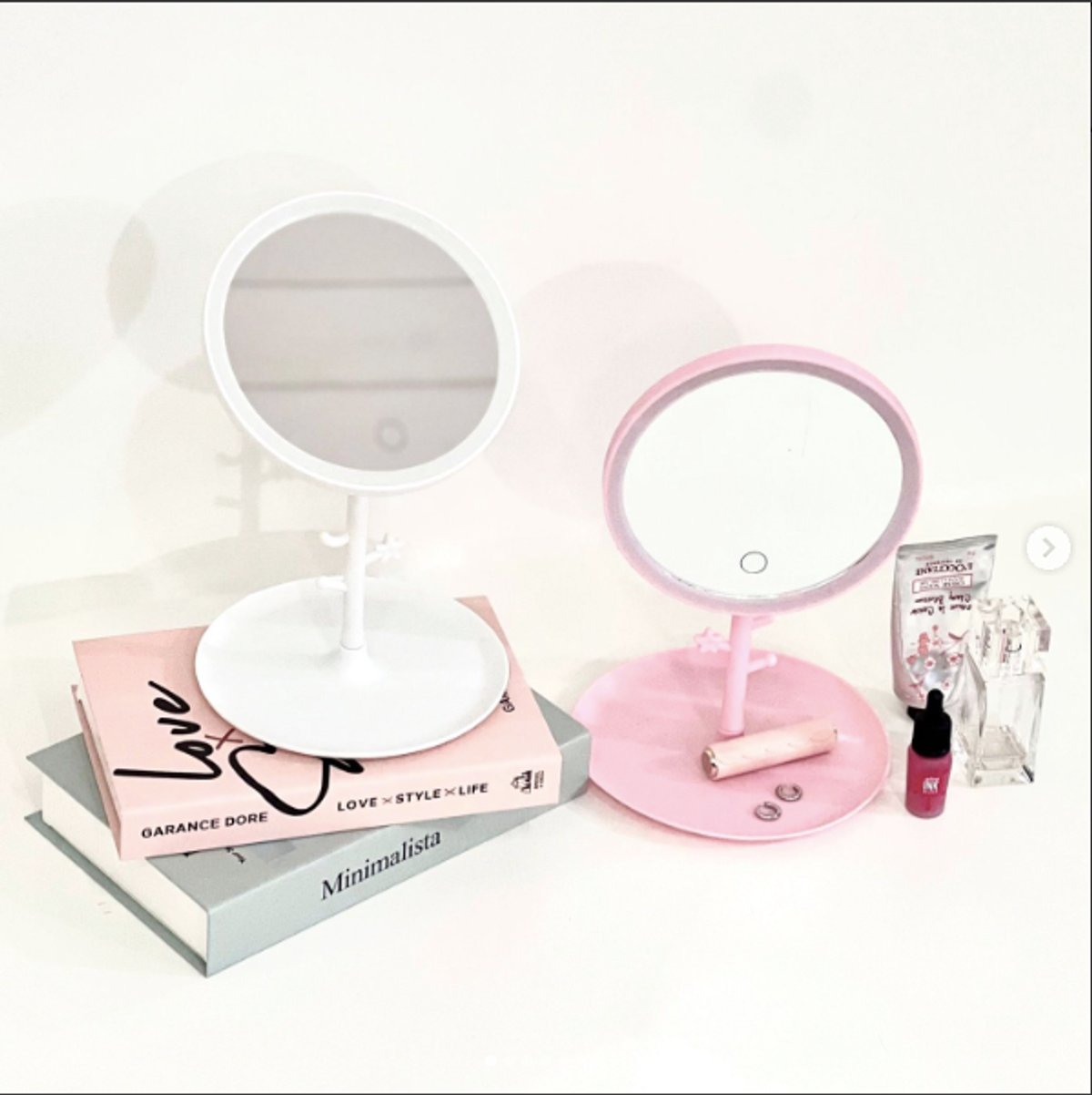 Espejo De Maquillaje Led Tricolor tactil - 2