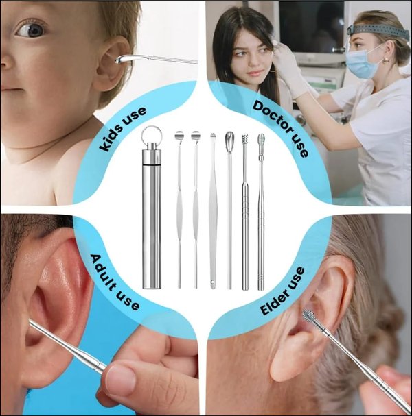Kit De Herramientas Para Limpiar El Oido👂🏻🦯