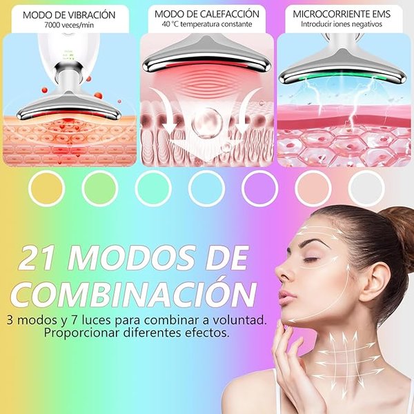 Masajeador Facial Y De Cuello Rejuvenecedor ❇️✨